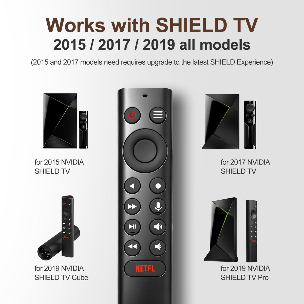 Replacement TCL TV Remote Control RC802N for TCL Android & LCD LED 4K Smart TVs: 32DS520, 40S6000FS, 49S6000FS, 49DP600, F43S5916, 50DP600, H32S5916, U49P6016, U55P6006 – No Setup Required