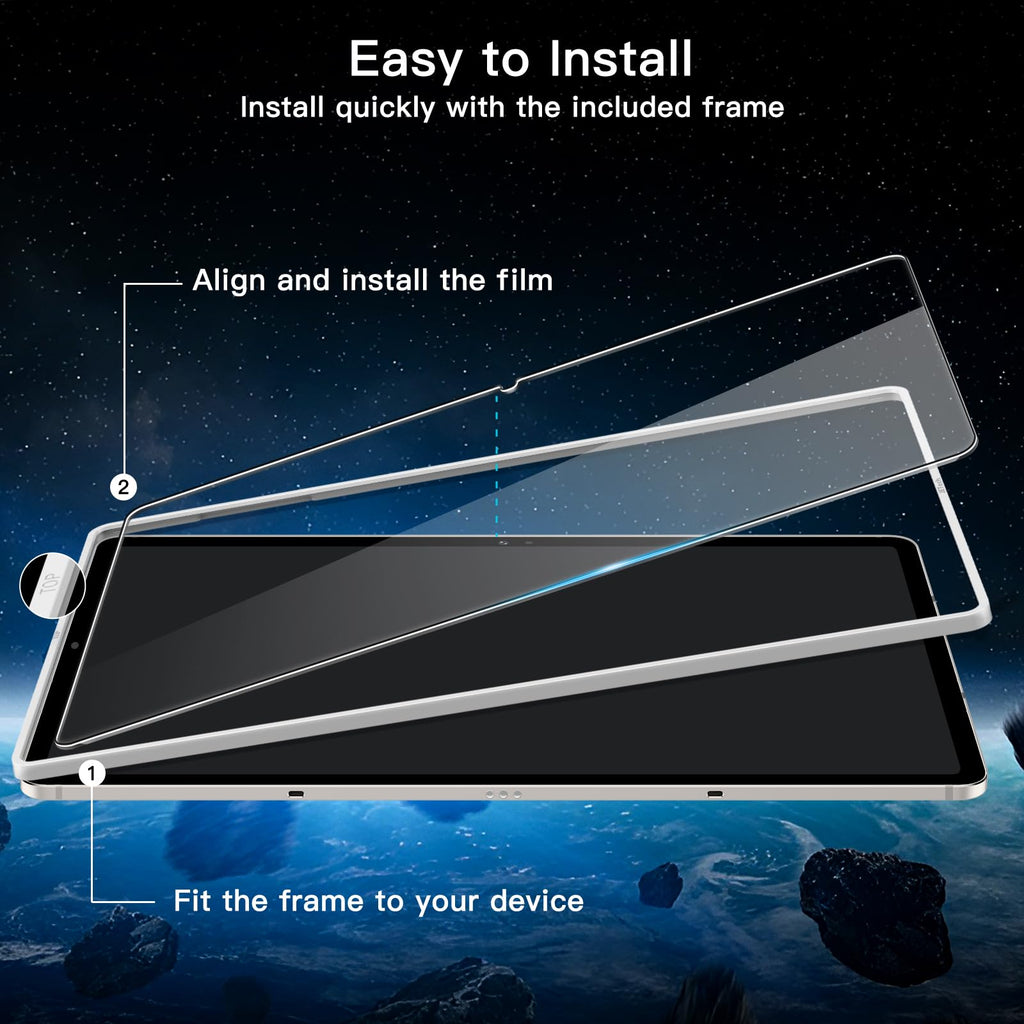 JETech Screen Protector for Samsung Galaxy Tab S6 Lite 10.4", 2-Pack