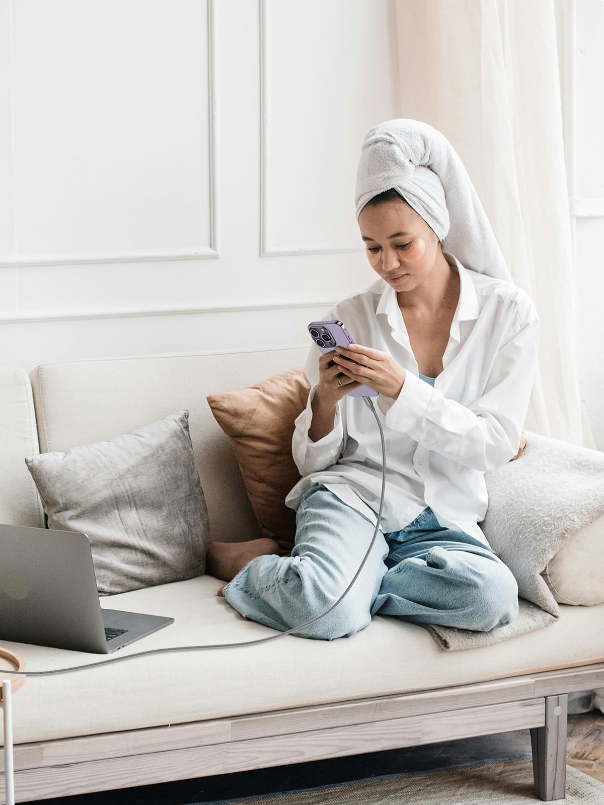 Aioneus iPhone Charger Cable 1M, MFi Certified Lightning Cable Fast iPhone Charging Cable Nylon Braided USB iPhone Charger Lead for iPhone 14 13 12 11 Pro Max XR XS X Max 8 7 6s Plus SE, iPad