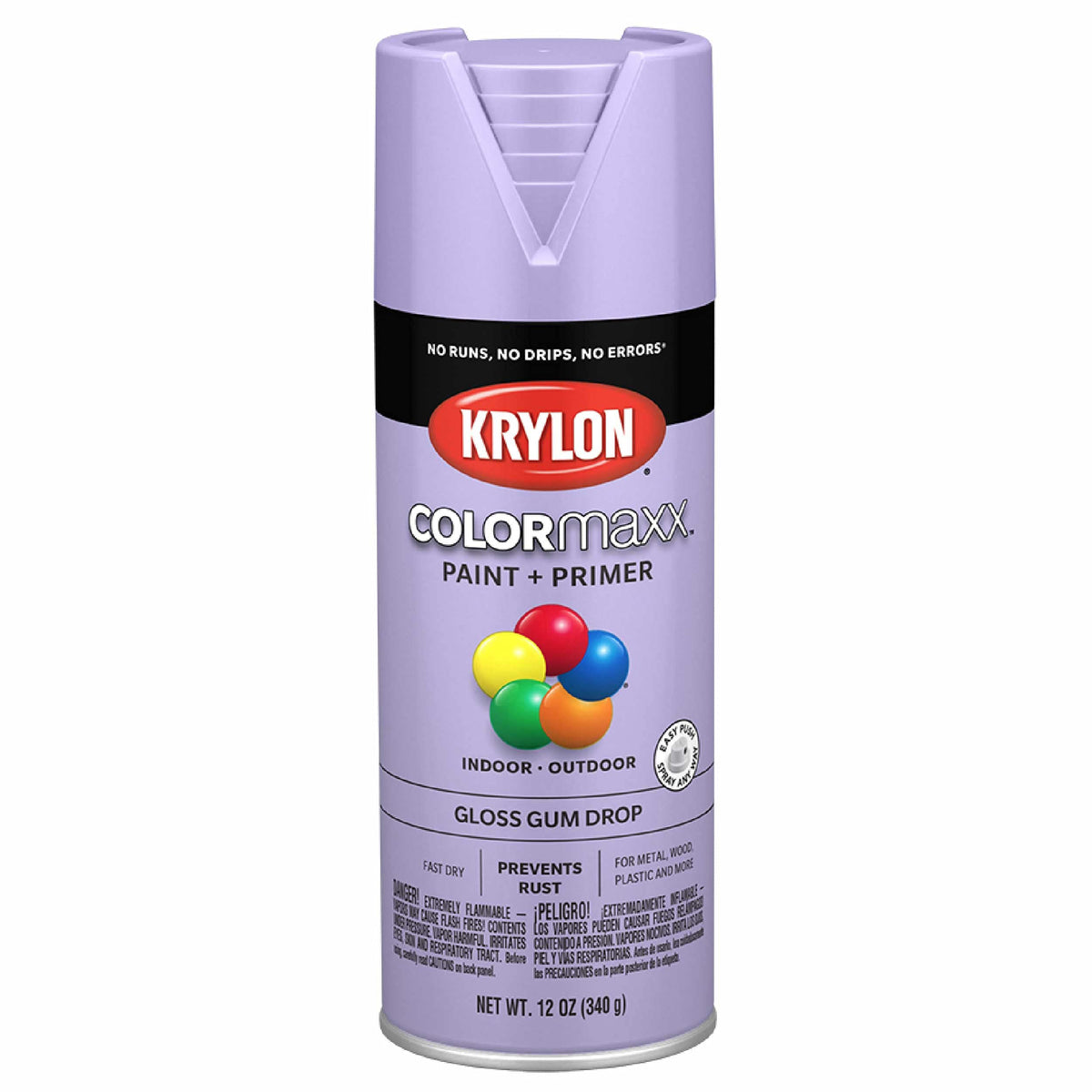 Krylon ColorMaxx 12 Oz. Gloss Spray Paint, Pumpkin Orange - 1 Each