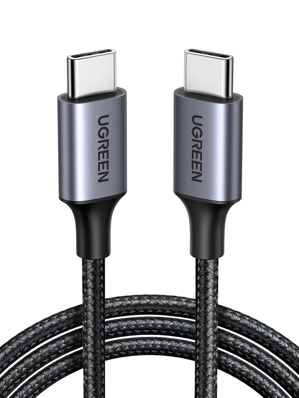 UGREEN 60W USB C to USB-C Charger Cable, Nylon Braided, 1M