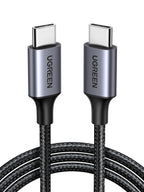 UGREEN 60W USB C to USB-C Charger Cable, Nylon Braided, 1M