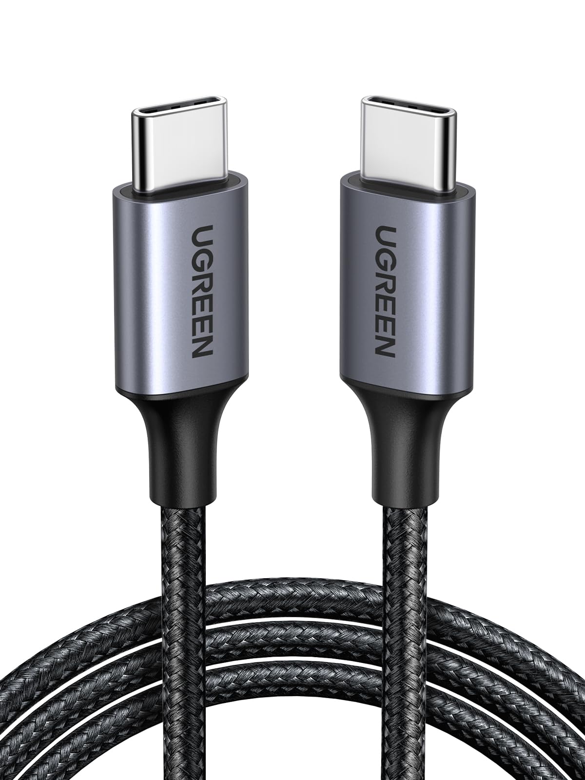 UGREEN 60W USB C to USB-C Charger Cable, Nylon Braided, 1M
