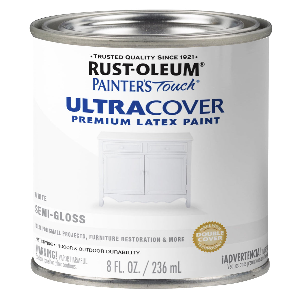Rust-Oleum Painter's Touch Latex Brush-On Paint, Flat Black