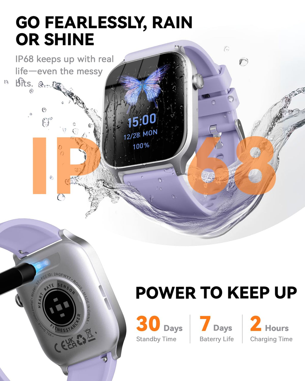 Smart Watch for Men Women- Answer/Make Call, 2026 IP68 Waterproof Fitness Tracker Watch with Sleep Step Counter Activity Smartwatch for Samsung Android iPhone iOS (Deep Burgundy, 1.83)