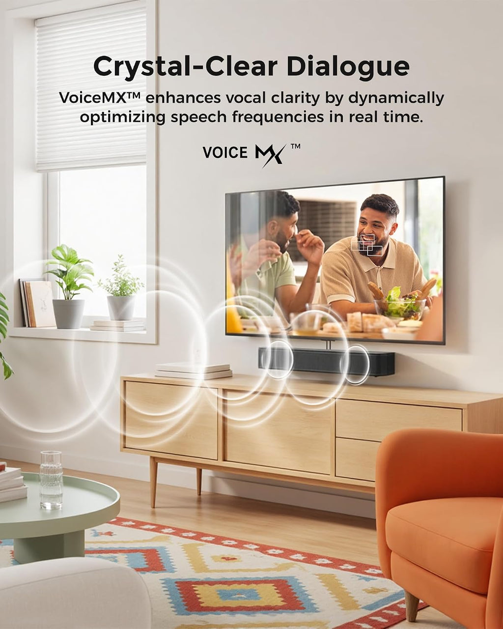 ULTIMEA 2.1ch Soundbar All-in-one, Built-in Subwoofer for TV