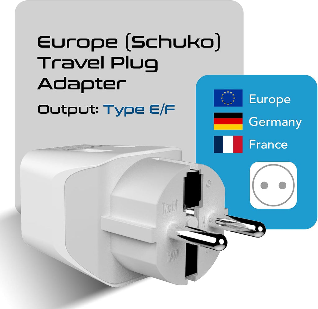 Ceptics 45W Universal Travel Adapter w/ 3 USB-A, 2 USB-C & Universal Input