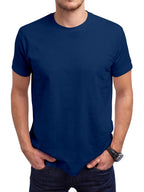 Love My Fashions Mens Plain T Shirt Crew Neck & Short Sleeve Cotton Tops for Men