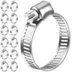 Bolatus Hose Clips 6-51 mm, 22 Pcs Hose Clamp Stainless Steel 304