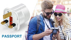 VGUARD European to UK Plug Adaptor, BS8546 Certified EU to UK Adapter