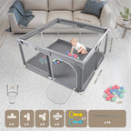 CHOLY Baby Playpen for Babies and Toddlers, Durable Play Pen