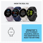 Garmin vívoactive 5 GPS Smartwatch, AMOLED Touchscreen