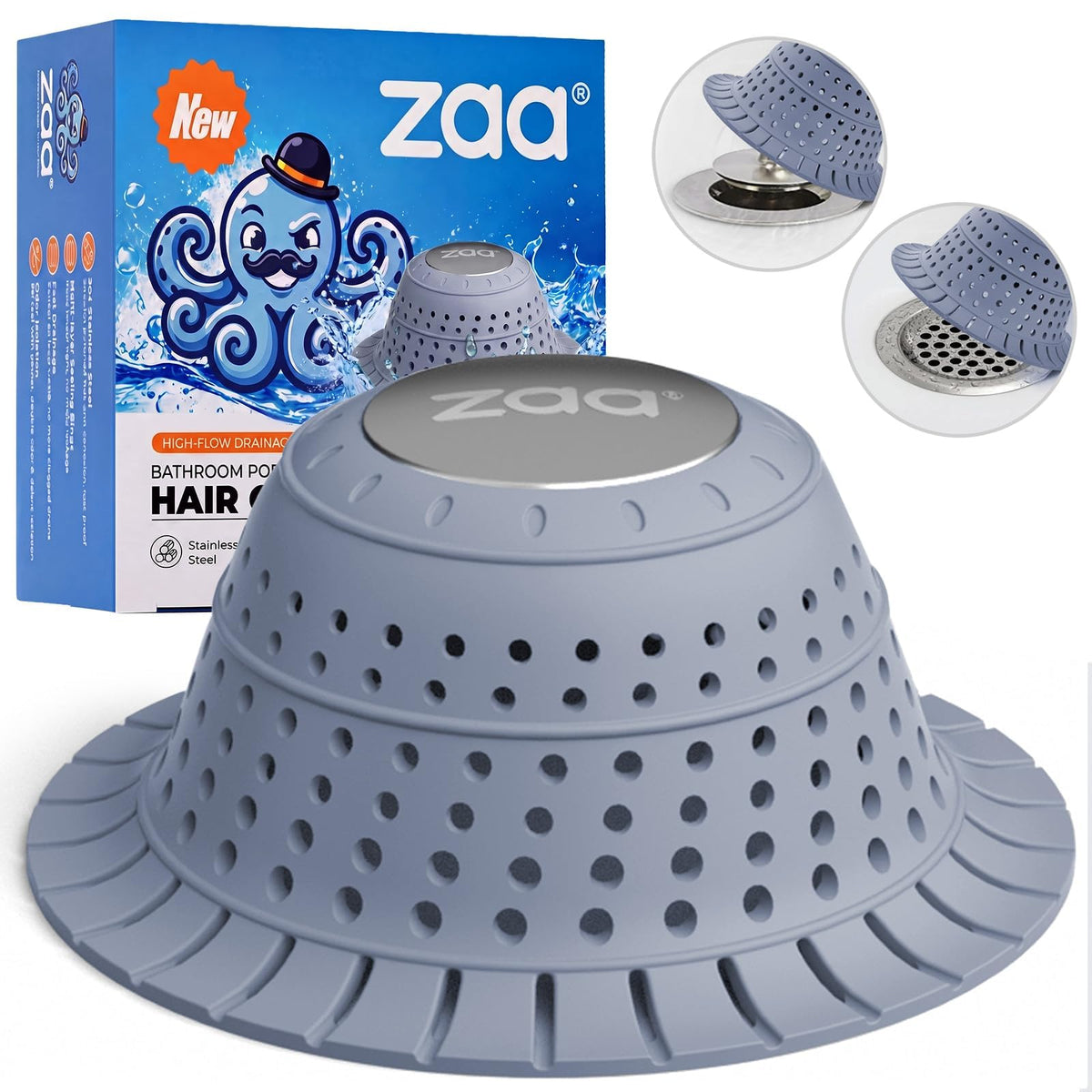 zaa Shower Drain Hair Catcher Bathtub Drain Strainer Sink Drain Protector