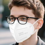 LEMENT 50pcs KN95 Face Mask Black 5-Layer Filter≥95% Cup Dust Safety Masks