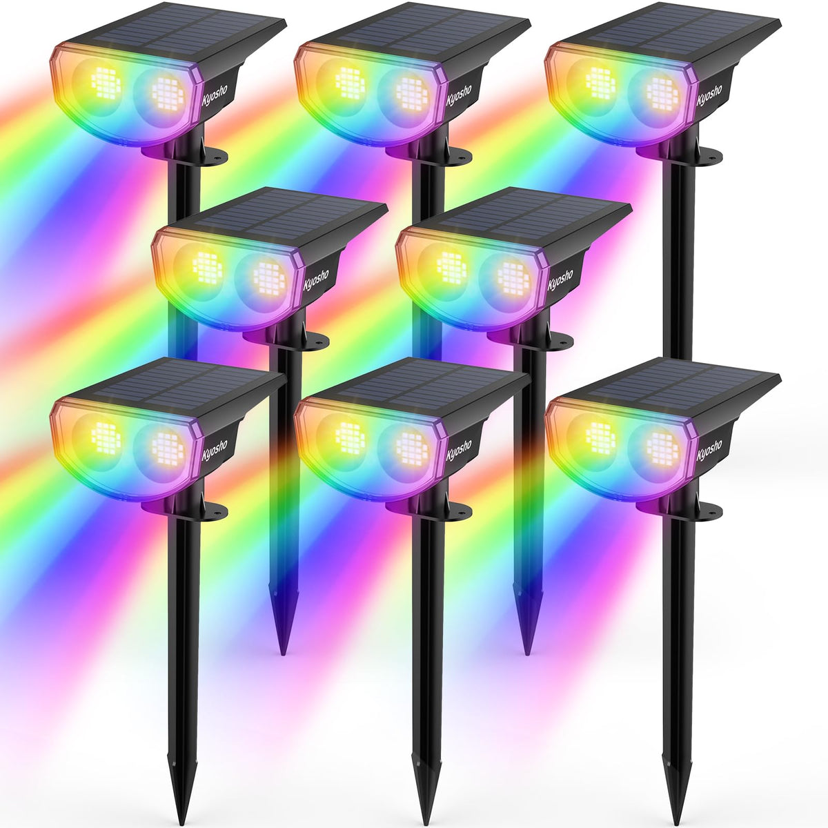 Kyosho Solar Halloween Decorations Outdoor Halloween Lights Outdoor 2 Pack