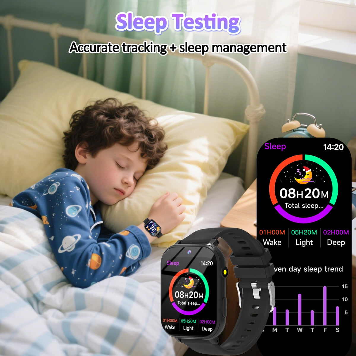 Kids Smart Watch for Boys Girls, Smart Watch for Kids Fitness Watch