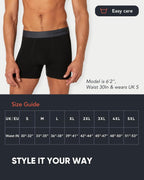 FM London 7-Pack Mens Boxers, Cotton Rich, Soft & Stretchy Mens Underwear