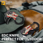 FUNBRO Small Pocket Knife, Cool Box Cutter with 1.34 Inch Sharp Blade