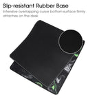 Gaming Mouse Mat/Large Mouse Pad 900 x 400 x 3mm / XXL mouse pad/large size | improved precision and speed | rubber base for stable grip on smooth surfaces | non-slip (90x40 Black)