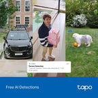 Tapo C615F KIT 2K 3MP Solar Floodlight Outdoor Security Camera Wireless