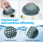 Aluvor Shower Drain Hair Catcher Bathtub Drain Cover Sink Drain Protector