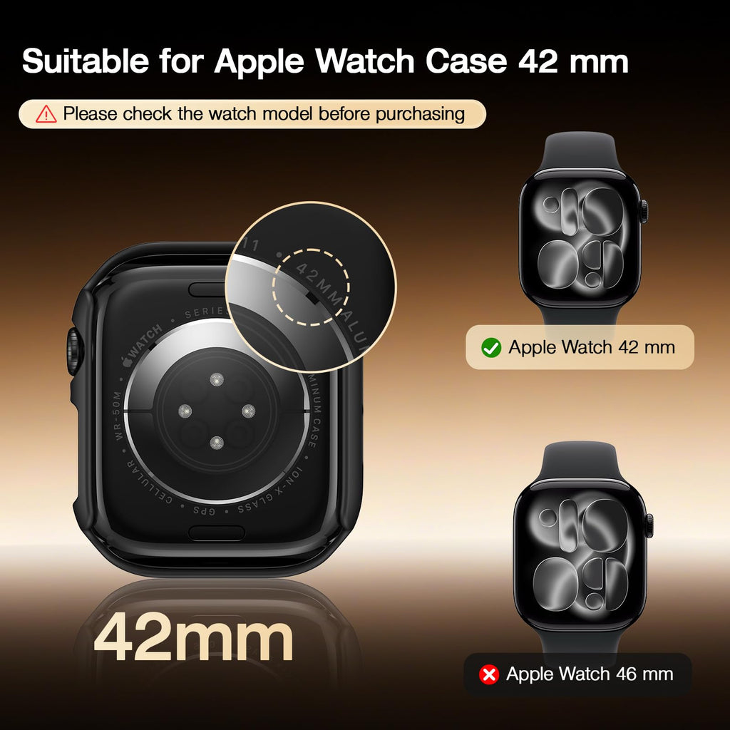 LK 6 Pack Screen Protector for Apple Watch Series 9 8 7 41mm/Series SE 6 5 4 40mm, Screen Protector Compatible for Apple Watch 40/41mm, High Definition, Bubble Free, Clear Flexible TPU Film