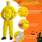 Hazmat suit, Disposable coveralls for Painting, Ideal Halloween Cosplay Hazmat Costume, White, Medium, 2