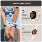 AcclaFit Smart Watch Answer/Make Call,1.38" Smart Watches for Women Men,Fitness Tracker Watch with Heart Rate/Sleep Monitor,120+ Sports,IP68 Waterproof Step Counter Watch Compatible with Android IOS