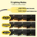 VAVOFO Rechargeable Reading Light, Clip on Book Light for Reading in Bed