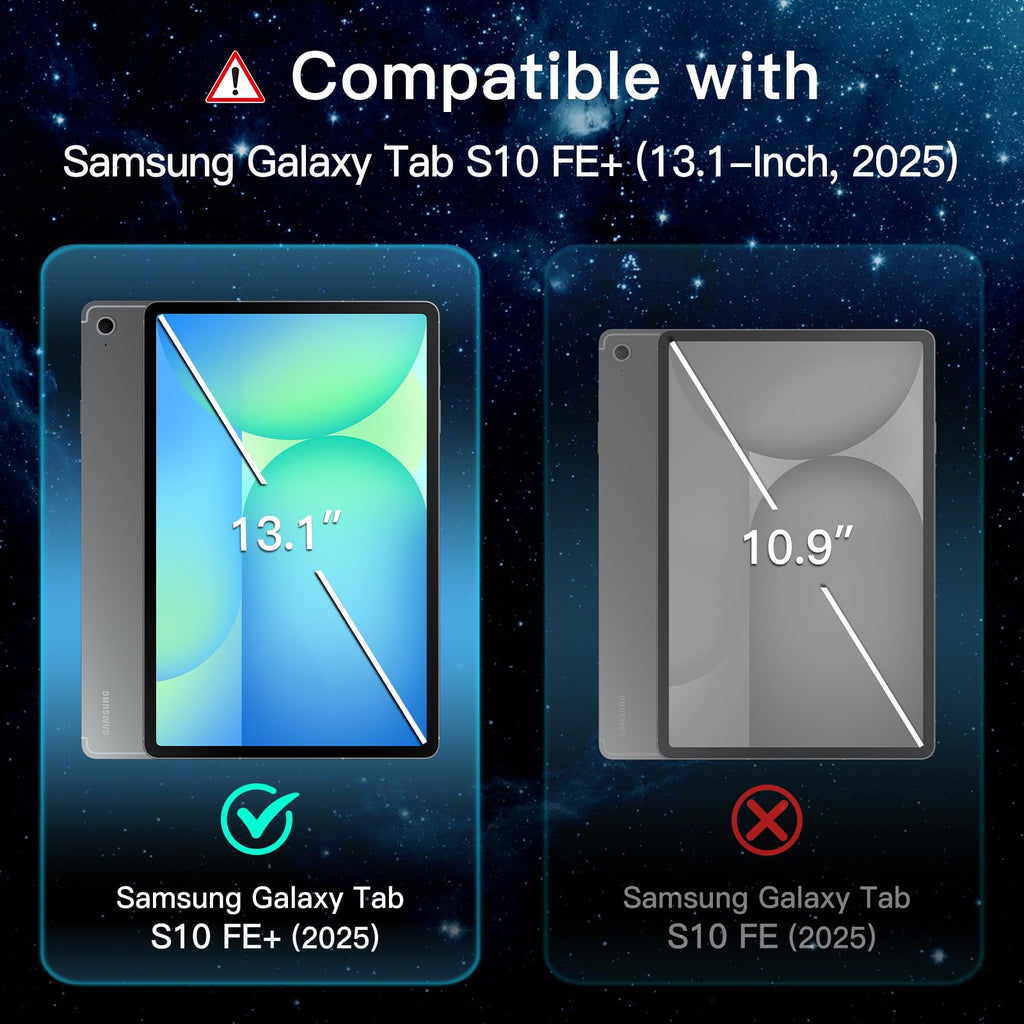 JETech Screen Protector for Samsung Galaxy Tab S6 Lite 10.4", 2-Pack