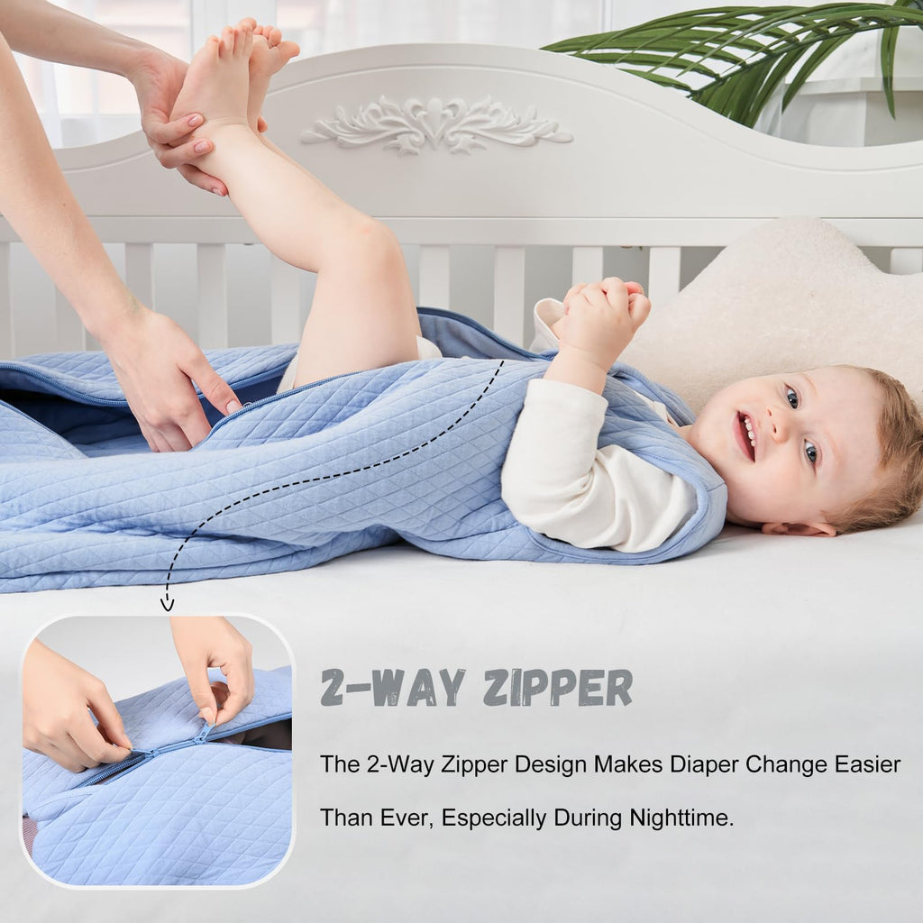 Yoofoss Baby Sleeping Bag 2.5 Tog 12-18 Months Grey
