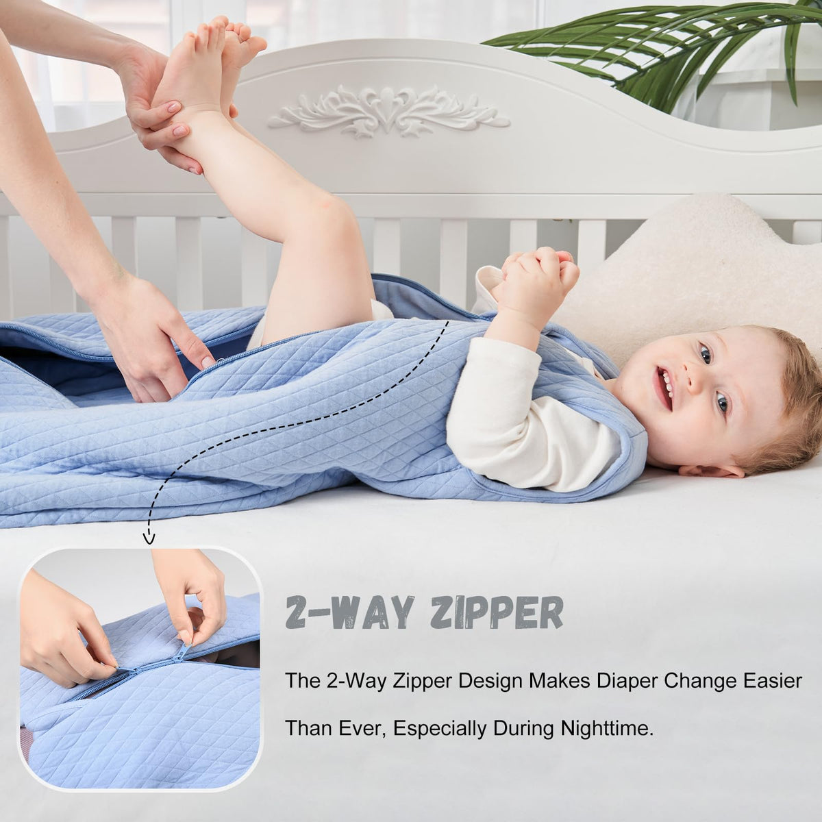 Yoofoss Baby Sleeping Bag 2.5 Tog 12-18 Months Grey
