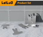LEILUO 32Pcs Oscillating Tool Blades Wood Metal Multitool Blades Set