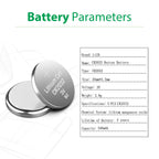 LiCB CR2032 Battery 3V Lithium 5PCS (CR 2032 / Batteries CR2032 / DL2032 / ECR2032/) for Computer motherboards,Remotes,LED lights,Glucometers,Toys,Car key,Scales.