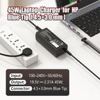 90W Laptop Charger Compatible with HP EliteBook Probook Pavilion Compaq