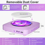 CD Player Portable: Kegaudio CD Players for Home with Speakers Bluetooth