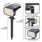 NYMPHY Solar Lights Outdoor Waterproof - 4 Pack (Cool White)