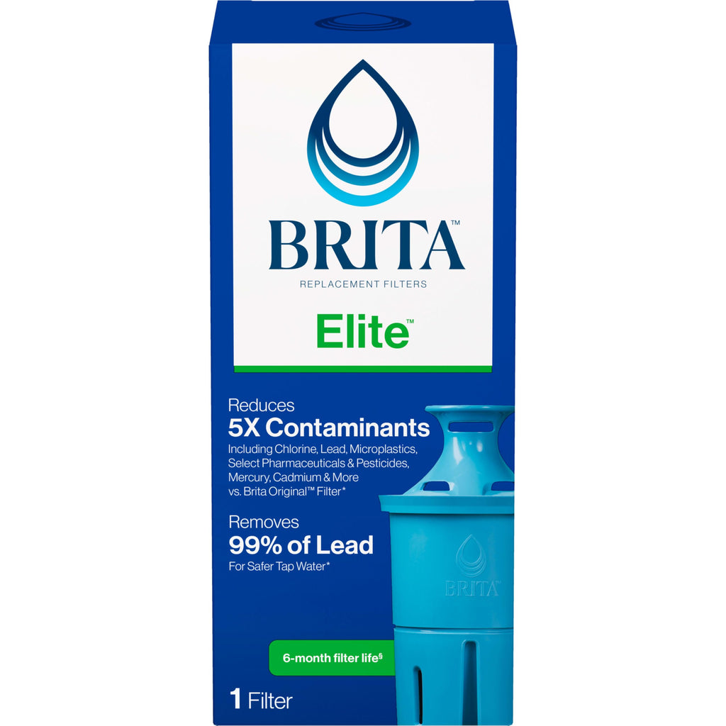 Brita Elite Replacement Water Filter, Pitchers and Dispensers, 2 Pack