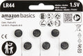 Amazon Basics 6-Pack LR44 Alkaline Button Coin Cell Battery, 1.5 Volt, Long Lasting Power, Mercury-Free,packaging may vary