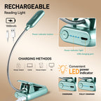 VAVOFO Rechargeable Reading Light, Clip on Book Light for Reading in Bed