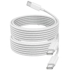 USB C Charger Cable, 2Pack 2M Braided iPhone Cable USB C to C Fast Charging for Apple iPhone 17 16 15 Pro Max Pro Plus, for iPad Pro/Air/Mini, for MacBook Air/Pro, for Samsung Galaxy Series and more