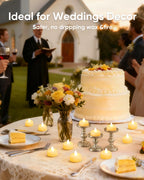 Amagic 24Pack Purple Flameless LED Tea Lights Candles Battery Operated