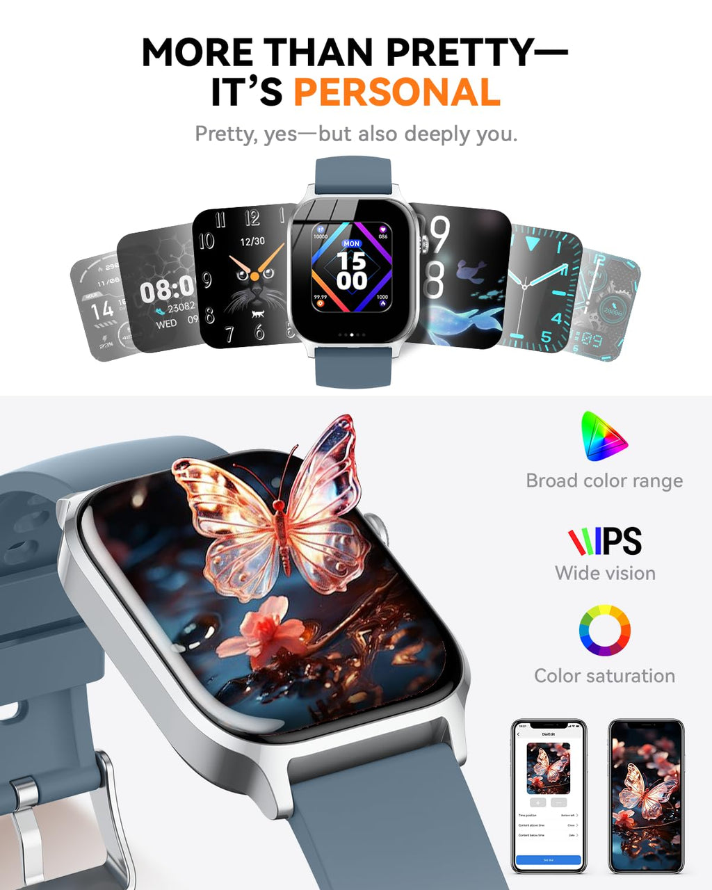 Smart Watch for Men Women- Answer/Make Call, 2026 IP68 Waterproof Fitness Tracker Watch with Sleep Step Counter Activity Smartwatch for Samsung Android iPhone iOS (Deep Burgundy, 1.83)