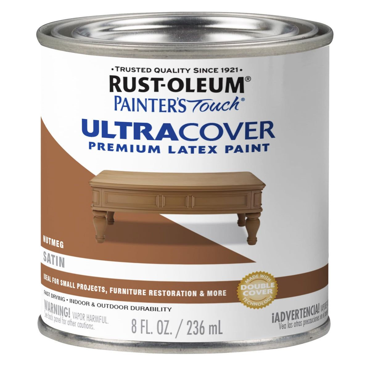 Rust-Oleum Painter's Touch Latex Brush-On Paint, Flat Black