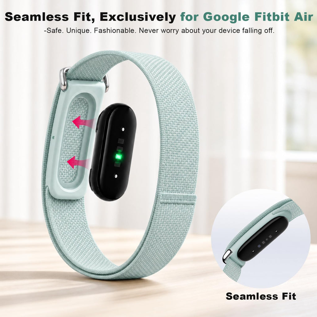 Compatible with Google Fitbit Air Strap Nylon Loop Sport Replacement Band