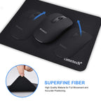 cimetech Mouse Mat, Gaming Mouse Pad, Ultra Thin Portable Mousepad, Black