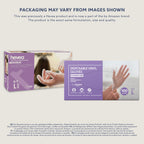 by Amazon Disposable Vinyl Gloves, Powder-free, Latex-free, Size S, Pack of 100, Transparent