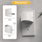 L LOHAS LED Night Lights Plug into Wall, Dimmable Night Light 2 Pack