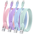 iPhone Charger Cable,4Pack 3FT/1M MFi Certified iPhone Charging Cable