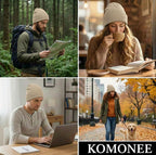 Beanie Hat Plain Soft Comfortable Casual for Men Women Warm Knitted Winter Woolly Skully Ski Headwear Stretchy Thermal Unisex Cap Perfect for Daily Wear Outdoor Sports and Hiking